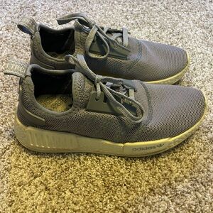 adidas Womens Nmd R1 Stlt Primeknit Gray Sneakers Shoes
